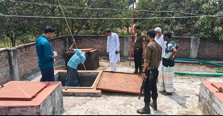 বন্ধ ফুয়েল স্টেশনে ভ্রাম্যমাণ আদালতের অভিযান